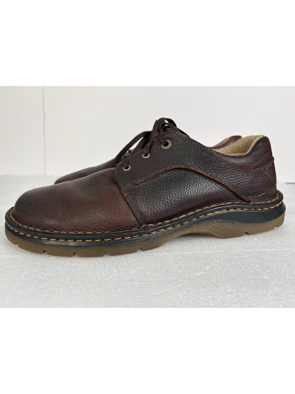 Dr. Martens Brown Pebble Leather Oxford Shoes Men’s 13 Lace Up Casual 11194